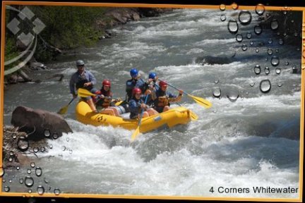 a group of people riding on the back of a boat